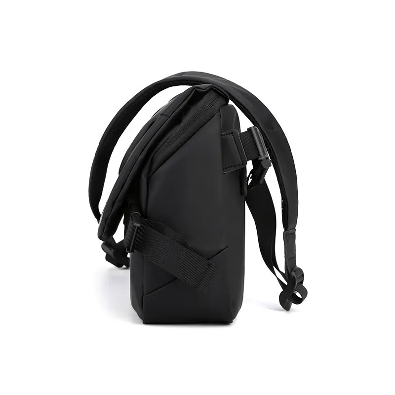 Mens Black Laptop Shoulder Messenger Bag Large Washable Sling Cross Shoulder Side Bag