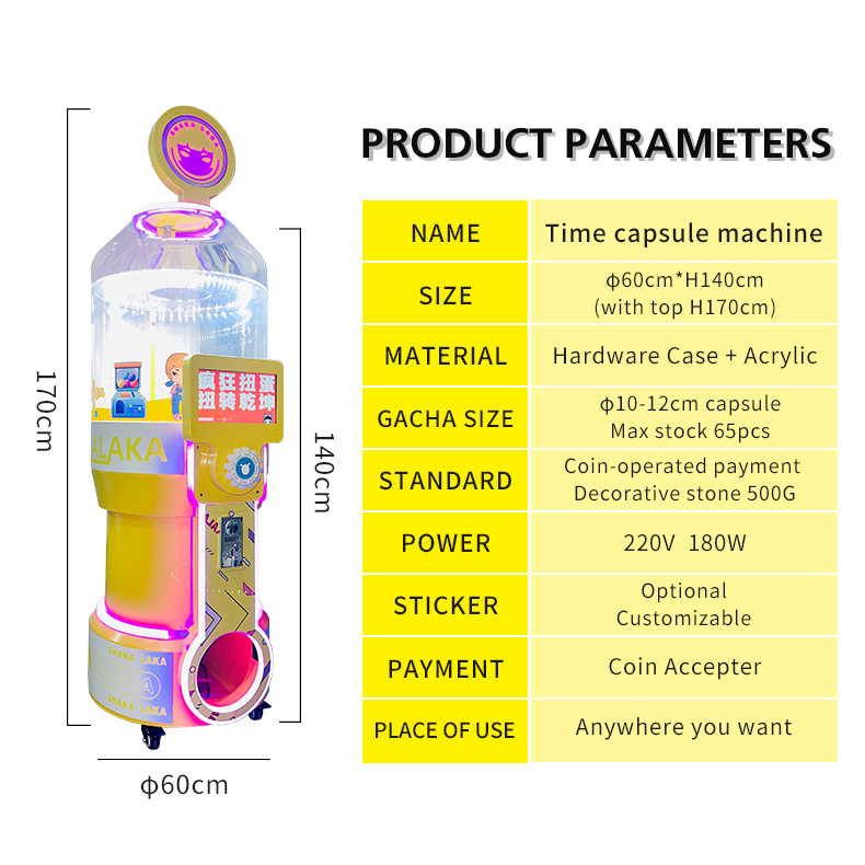 OCM large-scale Super Mail Gacha Capsule Toys Vending Machine Prize Gift Vending Game Machine with AD Srceen