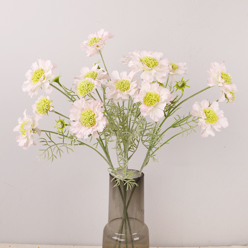 Simulation Wheel Peak Chrysanthemum Pine Cordyceps Home Fake Flower Placement Props Decoration Cornflower Simulation Flower Plastic