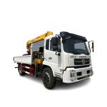 Dongfeng EuroⅤ 6Ton Chassis Telescopic Boom Crane Truck Mounted Remote