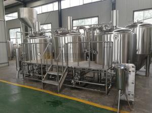 China SS 304 Micro Beer Brewing Equipment , Professional Beer Brewing Equipment wholesale
