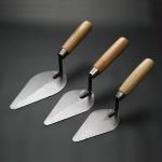 Wooden Handle Round High Carbon Hardened Tempered Steel Pointing Masonry