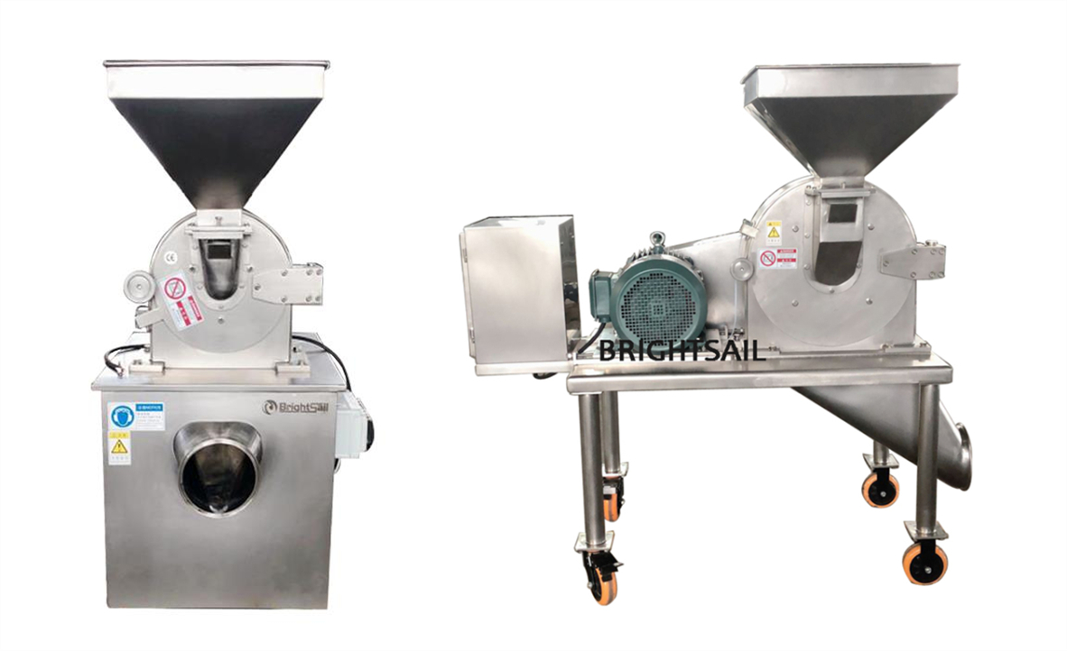 Food Defatted Soybean Grinder Machine Powder Mill Stainless Steel SUS316