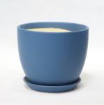 Fireproof High Glossy Finish Round Ceramic Pots For Plants