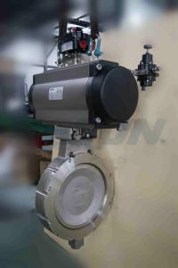 China Pneumatic Bray Butterfly Valves With Switches / Solenoids &amp; Positioners wholesale