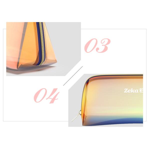 Luxury Custom Logo Waterproof Travel Holographic Makeup Bag