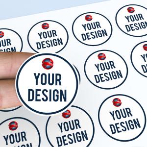 China PVC Adhesive Personalised Business Stickers Labels For Glass Bottles wholesale