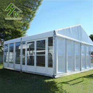 China 20m Length Aluminum Frame Tent White Wedding Marquee wholesale