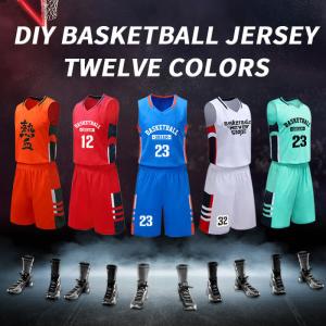 China NBA Team Basketball Practice Shirts 100% Polyester Fabric Material V Neck Collar wholesale