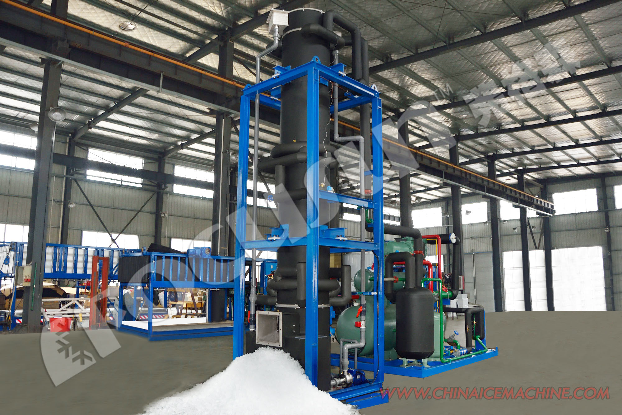 Focusun 1T 2T 5T 10T 15T 20T 25T 30T Automatic Tube Ice Making Machine for Industrial