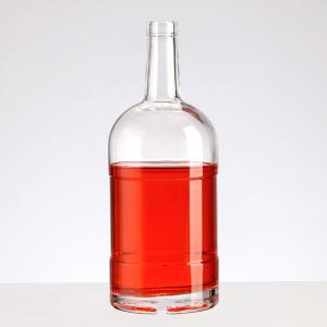 China 750ml Extra Flint Clear Square Glass Bottle for Spirits Liquor Gin Vodka Brandy Whisky wholesale