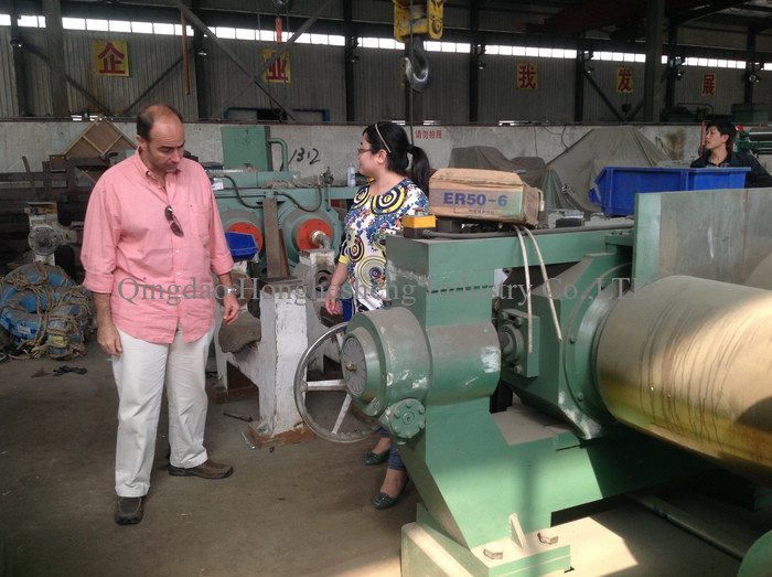28.6m/min 245KW Open Rubber Mixing Mill Machine Two Roll Mixing Mill For Rubber