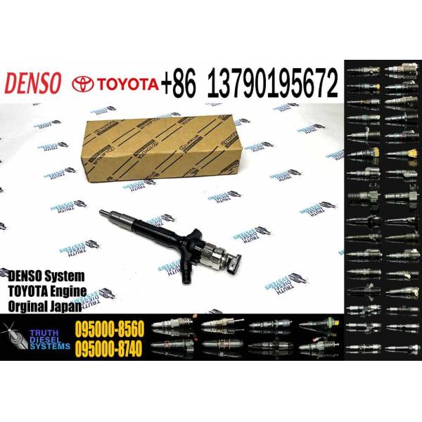 Common Rail Fuel Injector 095000-8560 23670-30370 2367030370 for Toyota Hilux Vigo Toyota KUN26 0950008560