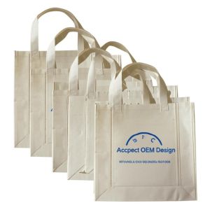 China Accpect OEM Design Non Woven Fabric Bags with Single Color Screen Printing and Customized Logo wholesale