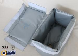 China Fiberglass Thermal Insulation Jackets Removable Grey 260℃ Electrical Insulation wholesale