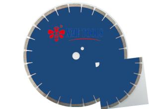 China Walk Behind Laser Welded Saw Bladefor Asphalt Green Concrete Excellent Speed Long Life wholesale