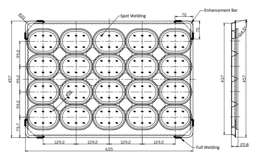 Rk Bakeware China-Aussie Meat Pie Pallet Tray