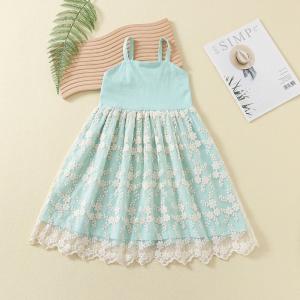 China Toddler Baby Girls Tutu Dress Tulle Sundress Ribbed Top Layered Tulle Skirt Spaghetti Strap Dresses wholesale