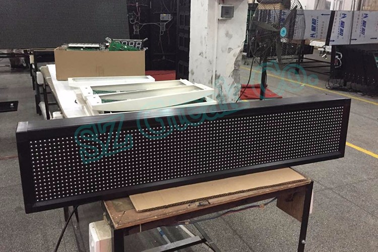 Customized full color RGB led display board message sign