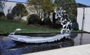 China High Grade Stainless Steel Outdoor Sculpture Abstract Metal Sculpture wholesale