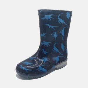 China Insulated PVC Light Up Dinosaur Rain Boots Waterproof For Boys wholesale