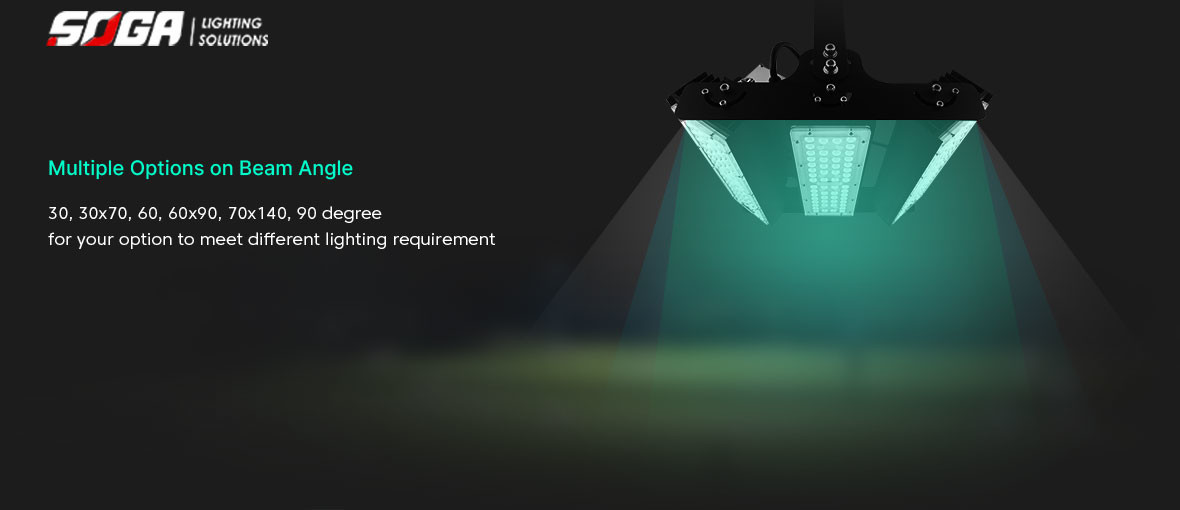 150W Outdoor LED Area Lighting Black Backyard Stadium Lights IK08