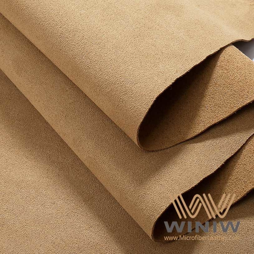 GRS Recycled Certified Suede Leather Material For Car Upholstery