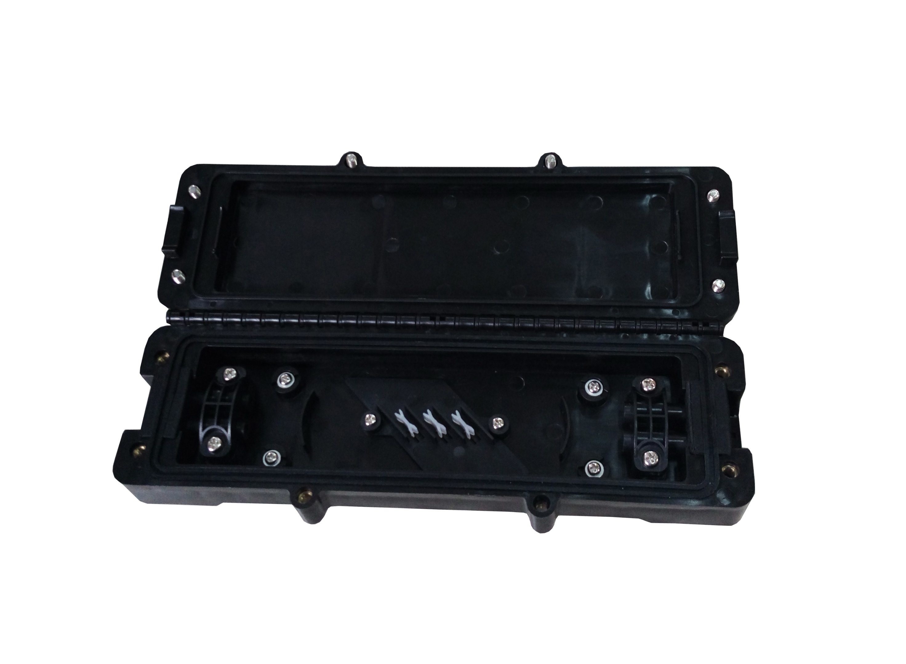 12 Inline Fiber Optic Splice Closure FTTH Horizontal Joint Closure For Gpon