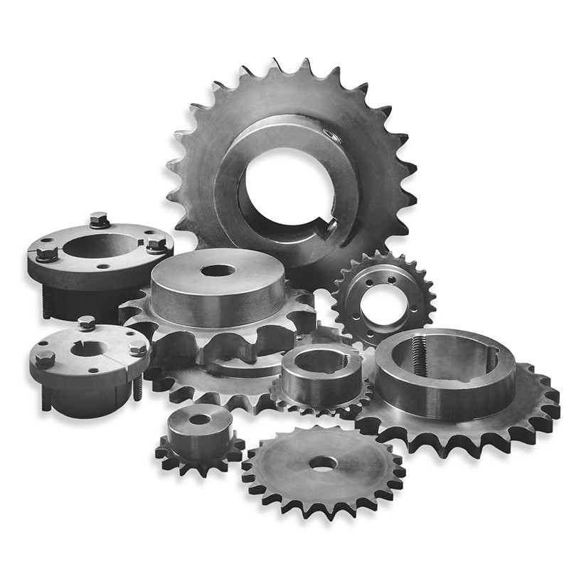 Steel Teeth Hardened Chain Wheel Sprocket Baking Paint American Standard
