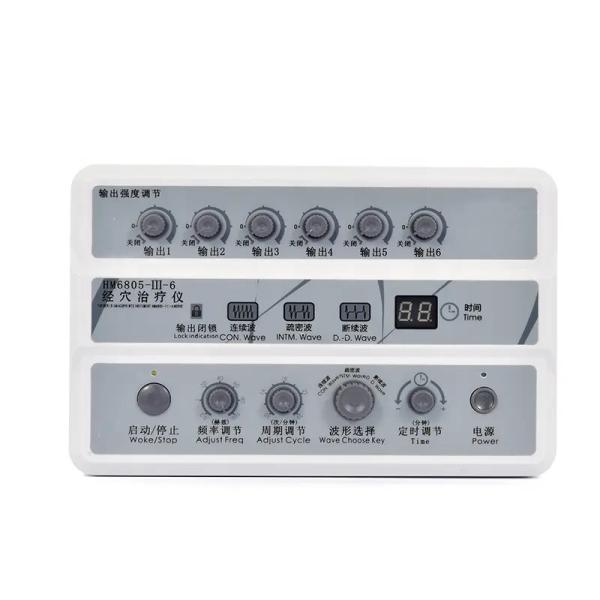 Output Patch Massager Electric Meridian Acupuncture Machine 6 Channel For Pain