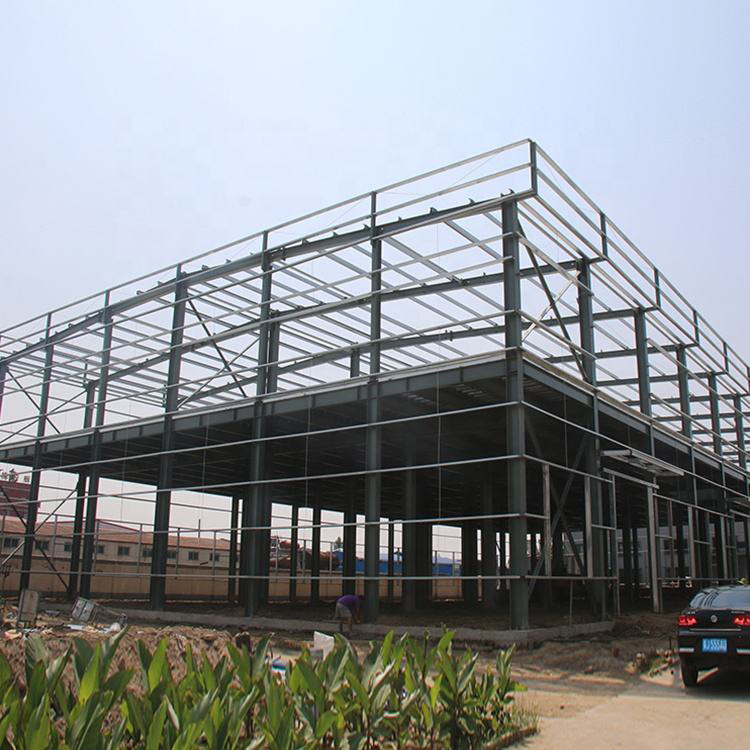 Anticorrosion Galvanized Prefab Steel Warehouse RAL Color