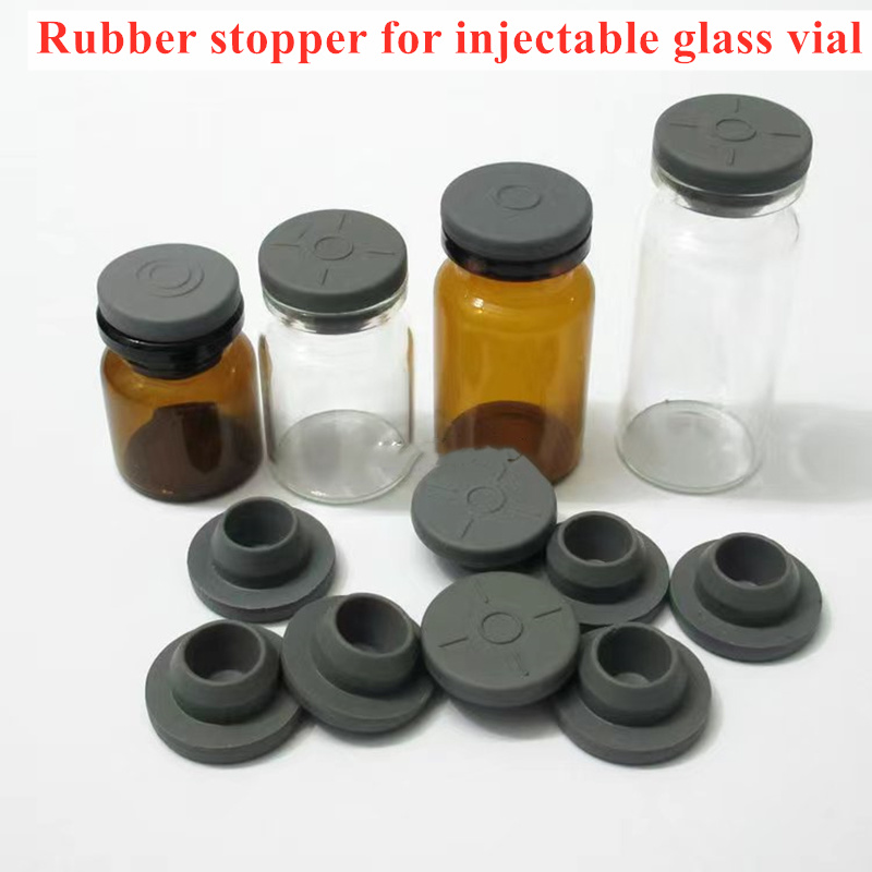 13mm 20mm 28mm Sterile Medical Brominated Rubber Stopper for Glass Injectable Antibiotic Bottle