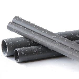 China Adhesive Plastic PVC Drainage Pipes DN20 - DN630 Gray UPVC Water Supply Pipe wholesale