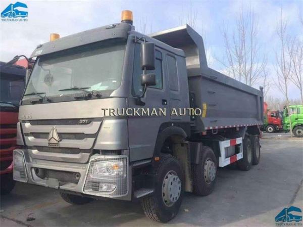 8x4 Heavy Duty Dump Truck 12 Wheelers 40-50 Tons Loading Euro II Emission