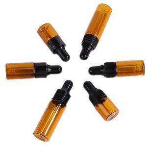 China Cosmetic 2ml 3ml 5ml Glass Bottle And Dropper Bulk wholesale