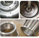 SS316l automatic centrifugal continuous pusher centrifuge for salt