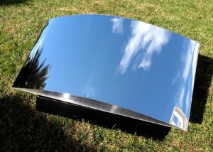 China Exterior Decorative Polished Aluminum Plate , Silver Polished Aluminium Sheet wholesale