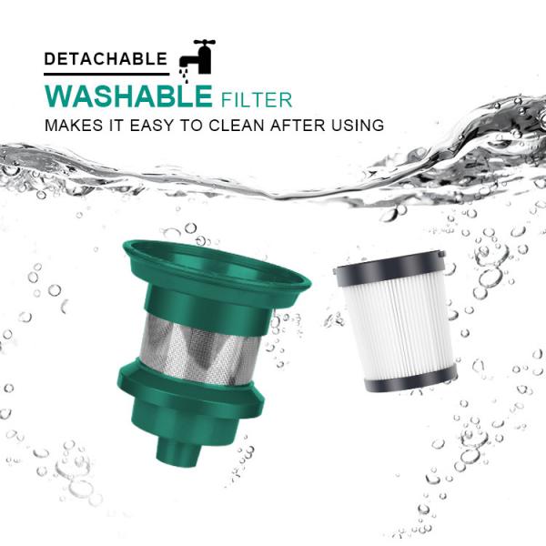 Handheld Cordless Vacuum Cleaner Powerful Suction 2 In 1 Cordless For Hard Floor