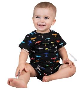 China 2023 Summer Infant Printed Organic Cotton Toddler Baby Clothing Baby Clothing Sets wholesale
