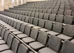 Conference Hall Comfortable Telescopic Seat Folding Chairs With Fabric