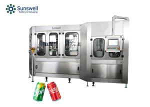 China Automatic Aluminum Can CSD Carbonated Beverage Drink Filling Sealing Machine wholesale