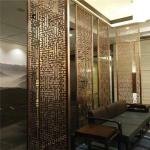 Gold Metal Laser Cut Panels For Column Cover Cladding