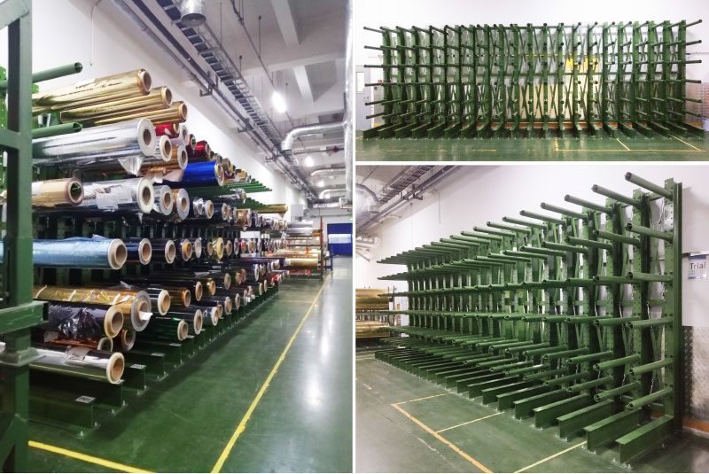 Cantilever Racking Roll Out Cassette Rack For Long Products