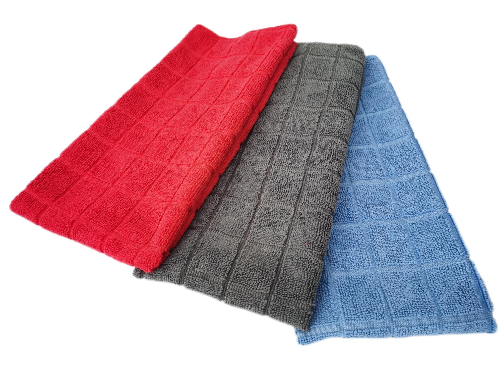 Microfiber Kitchen Dish Cloths For Washing Dishes Fast Dry No Odor Wash Cloth