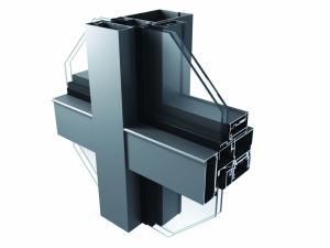 China Scratch Resistant Powder Coating Glazed Aluminium Curtain Wall Extrusions wholesale