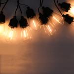 3000K Warm White Solar Fairy Lights IP55 Outdoor Edison Bulb Patio Lights