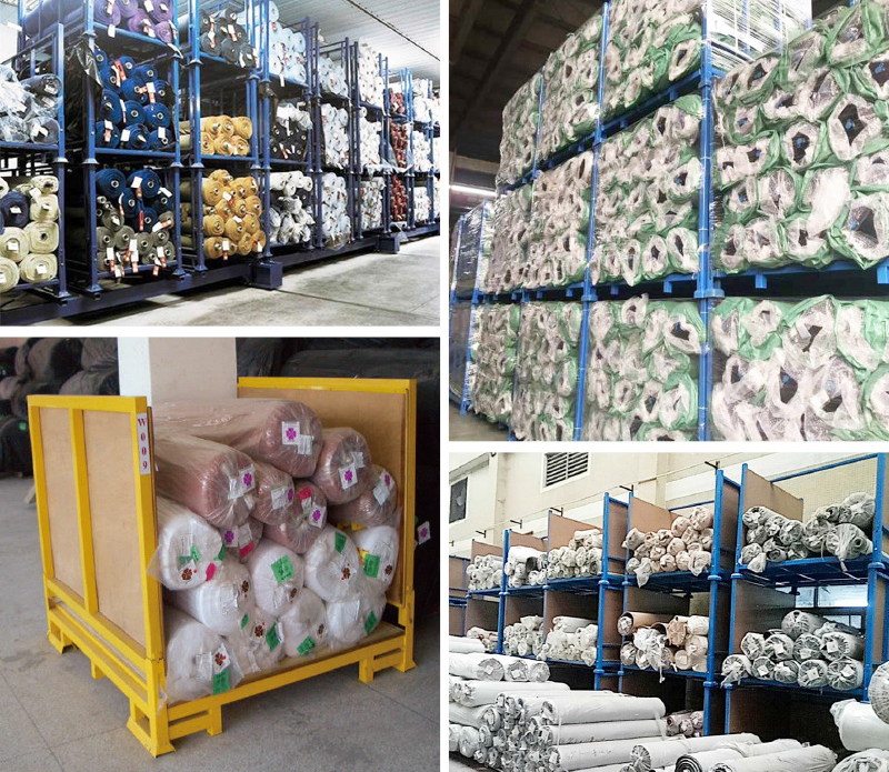 Pallet Stacking Rack For fabric roll storage