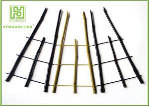 China Food Grade Colorful Bamboo Flower Sticks For Decoration 250mm Length wholesale