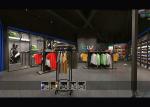 Casual Wear Shop Clothing Display Case , Brand Unique Design Clothes Hanger