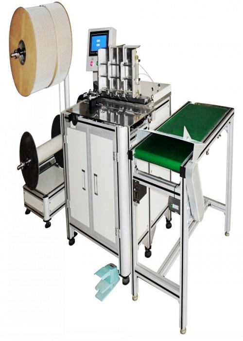 520mm 1ph Semi Auto Double Loop Wire Binding Machine Nanbo Brand